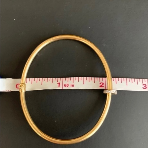 18k gold bangle bracelet - Picture 2 of 10